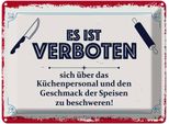 Vianmo Insegna Di Latta 30X40 Cm Es Ist Verboten Sich üBer Das