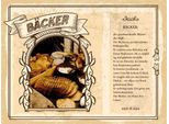 Vianmo Insegna In Legno 30X40 Cm BäCker Geschmackvolle Meister Hefe
