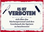 Vianmo Insegna In Legno 30X40 Cm Es Ist Verboten Sich üBer Das