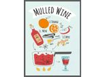 Vianmo Insegna In Legno 40X30 Cm Mulled Wine Orange Wine Anise