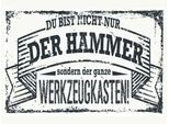 Vianmo Insegna In Legno 30X40 Cm Du Bist Nicht Nur Der Hammer