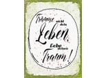 Vianmo Insegna In Legno 40X30 Cm TräUme Nicht Dein Leben Lebe Traum