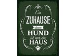 Vianmo Insegna In Legno 40X30 Cm Hund Zuhause Ist Nur Ein Haus