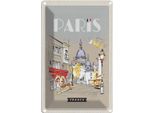 Vianmo Insegna Di Latta 30X20 Cm Paris Frankreich GemäLde Stadt
