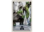 Vianmo Insegna Di Latta 30X20 Cm Frankreich Lourdes Jesud Kerzen Natur