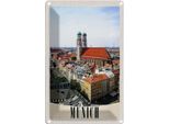 Vianmo Insegna Di Latta 18X12 Cm MüNchen Stadt Kirche Stadt