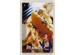 Vianmo Insegna Di Latta 30X20 Cm Frankreich KäSesorten Wein Baguette