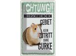 Vianmo Insegna Di Latta 30X20 Cm Tiere Achtung Meerschweinchen