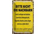 Vianmo Insegna Di Latta 30X20 Cm Lustig Bitte Nicht Nachbarn StöRen