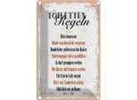 Vianmo Insegna Di Latta 18X12 Cm Lustig Toiletten Regeln