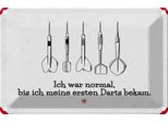 Vianmo Insegna Di Latta 20X30 Cm Dart Ich War Normal Bis Ich Darts