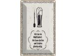 Vianmo Insegna Di Latta 30X20 Cm Multitalent Kann Trinken Darten