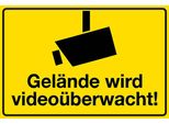 Vianmo Insegna In Legno 12X18 Cm GeläNde Wird VideoüBerwacht