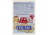 Vianmo Insegna In Legno 18X12 Cm Finnland Weihnachten YöTä Jouluun