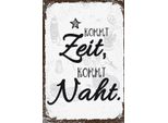 Vianmo Insegna In Legno 18X12 Cm Kommt Ziet, Kommt Naht Hobby