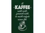 Vianmo Insegna In Legno 18X12 Cm Kaffee Jammert Nicht Macht Job