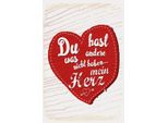 Vianmo Insegna In Legno 18X12 Cm Du Hast Mein Herz Liebe