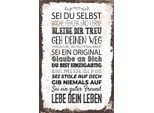 Vianmo Insegna In Legno 18X12 Cm Sei Du Selbst Mache Fehler Lerne