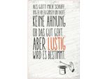 Vianmo Insegna In Legno 18X12 Cm Lustig Als Gott Mich Schuff