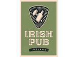 Vianmo Insegna In Legno 18X12 Cm Ireland Irish Pub Alkohol