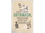 Vianmo Insegna In Legno 18X12 Cm Alkohol Was Heute Entkorken Kannst