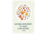 Vianmo Insegna In Legno 18X12 Cm Wer Garten Besitzt Hat Alles