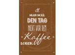 Vianmo Insegna In Legno 18X12 Cm Kaffee Den Tag Nicht Vor Dem Loben