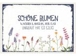 Vianmo Insegna In Legno 12X18 Cm SchöNe Blumen Wachsen Langsam