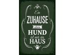 Vianmo Insegna In Legno 18X12 Cm Hund Zuhause Ist Nur Ein Haus