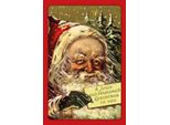 Vianmo Insegna In Legno 18X12 Cm Weihnachtsmann Winter Schnee Christmas