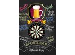 Vianmo Insegna In Legno 30X20 Cm Sports Bar Darts Relax And Enjoy
