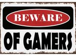 Vianmo Insegna In Legno 20X30 Cm Of Gamers