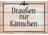 Vianmo Insegna In Legno 20X30 Cm DraußEn Nur KäNnchen Kaffee Tee