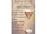 Vianmo Insegna In Legno 30X20 Cm Manhattan Equipment Ingredients