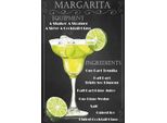 Vianmo Insegna In Legno 30X20 Cm Margarita Equipment Ingredients