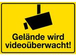 Vianmo Insegna In Legno 20X30 Cm GeläNde Wird VideoüBerwacht