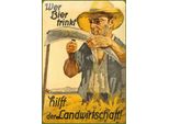 Vianmo Insegna In Legno 30X20 Cm Wer Bier Trinkt Landwitschaft