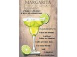 Vianmo Insegna In Legno 30X20 Cm Margarita Equipment Ingredients