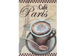 Vianmo Insegna In Legno 30X20 Cm Eiffelturm Kaffee Tasse Cafe