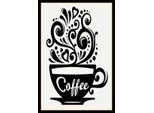 Vianmo Insegna In Legno 30X20 Cm Coffee Kaffee