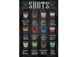 Vianmo Insegna In Legno 30X20 Cm Shots Menu Woo Black Russian