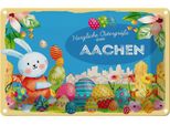 Vianmo Insegna Di Latta 20X30 Cm OstergrüßE Aachen Fest