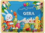 Vianmo Insegna Di Latta 30X40 Cm Ostern OstergrüßE Gera
