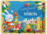 Vianmo Insegna Di Latta 30X40 Cm Ostern OstergrüßE HÜRth