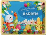 Vianmo Insegna Di Latta 30X40 Cm Ostern OstergrüßE Karben