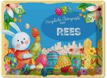 Vianmo Insegna Di Latta 30X40 Cm Ostern OstergrüßE Rees