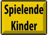 Vianmo Insegna Di Latta 30X40 Cm Spielende Kinder