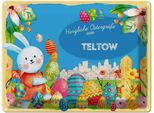 Vianmo Insegna Di Latta 30X40 Cm Ostern OstergrüßE Teltow