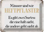 Vianmo Insegna Di Latta 30X40 Cm MäNner Sind Wie Heftpflaster