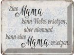 Vianmo Insegna Di Latta 30X40 Cm Mama Kann Vieles Ersetzen Aber